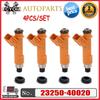 4Pcs/lot OEM 23250-40020 23209-49085 23209-40020 Fuel Injector For TOYOTA EU Yaris 2005~2011 IQ 2008 BELTA AYGO Dafa 1.0L 1KR-FE