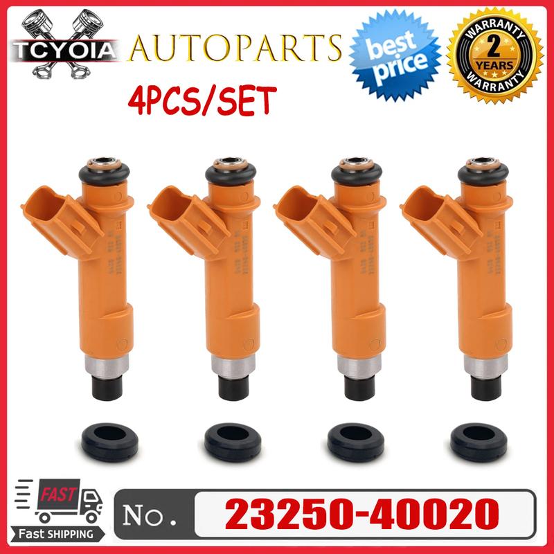 

4Pcs/lot OEM 23250-40020 23209-49085 23209-40020 Fuel Injector For TOYOTA EU Yaris 2005~2011 IQ 2008 BELTA AYGO Dafa 1.0L 1KR-FE