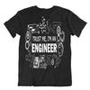 Engineer Science Humor Nerd Slogan Stylish Design T‑Shirt