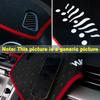 Anti-Slip Mat Dashboard Cover for Nissan Versa Note 2017 2015 Accessories E12 2014-2020 Car Dashboard Cover Pad Interiores Parts