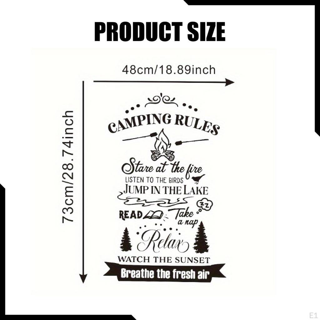 Car Sticker Decor Quick Installation RV for SUV Motorcycle Hood