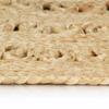 Tapis - vidaXL - Jute tressée - 120 cm - Beige - Fait à la main