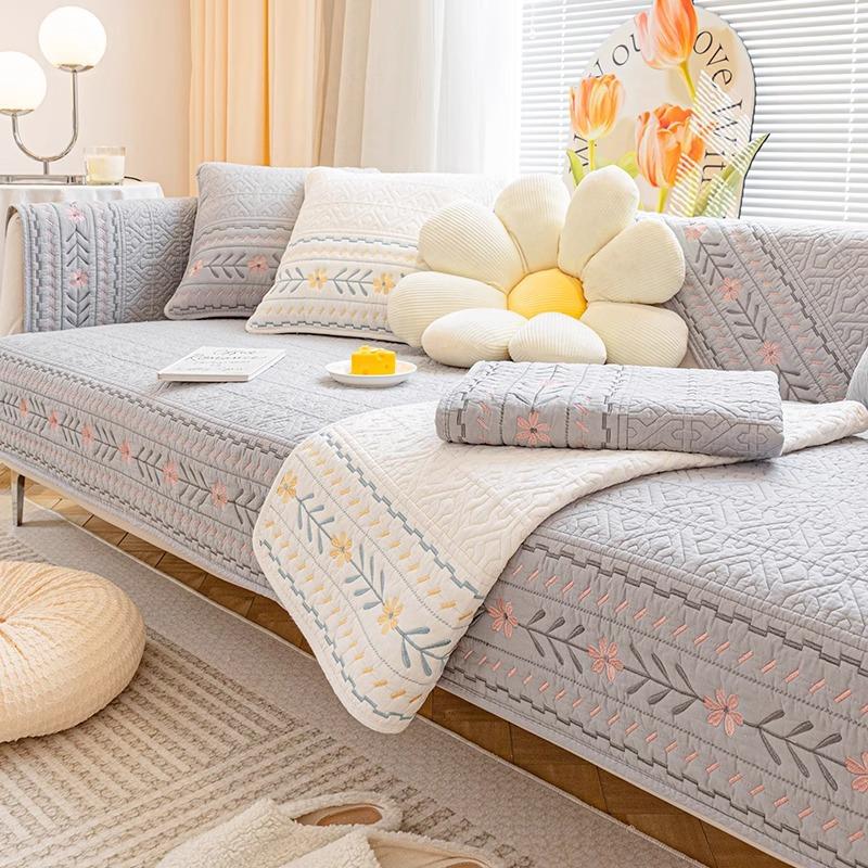 

2025 новый хлопковый богемный диванный подушка нескользящий универсальный чехол для дивана на четыре сезона накидка ткань полотенце лето 45 * 45cm Pillow Cover