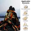 Halloween Horror Movie Poster Blanket Soft Throw Blanket For Home Bedroom Bed Sofa Travel Office Solid Christmas Blanket