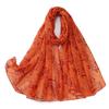 Halloween digital printing polyester scarf thin shawl summer silk scarf women's fashion breathable long scarf