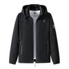 Spring and Autumn Jacket Men's Hooded Jacket In Youth Upload Sports Casual Jacket Male Slim Loose Male Jacket