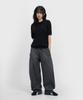 LEMAIN SECOND Oversized Washable Crew Neck Cable Short Sleeve Knit_5 Colors