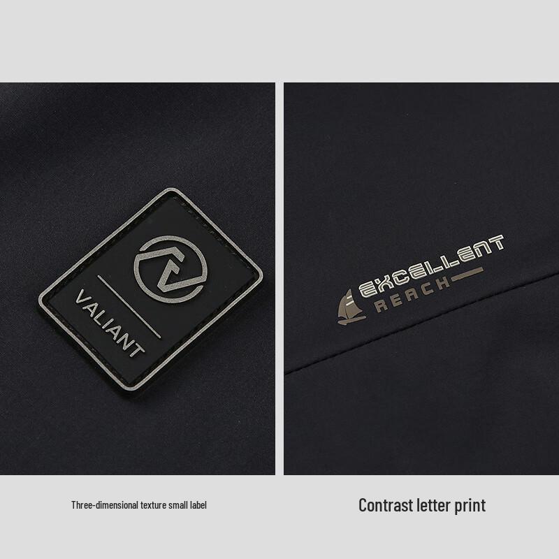 HLA Men's Hooded Outdoor Jacket