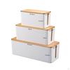 Power Strip Organizer Box Dustproof Cable Management Minimalist Design Cover for
