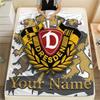 1PC Custom Name SG Dynamo Dresden Patterned Flannel Blanket Suitable For All Seasons for Home Decor Warmth and Comfort Gifts Holiday Present -HE198