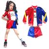 Stupefacente Costume da Ragazza di Halloween con Design Harley Quinn di Suicide Squad per Bambini