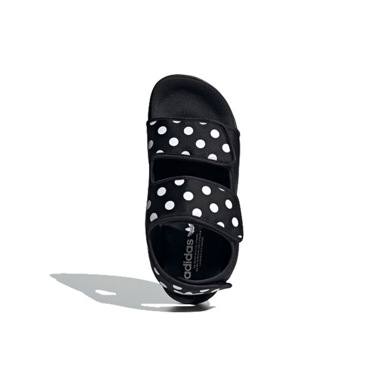 Adidas Adilette 3.0 Sandal Polka Dot Women Sneakers Black Core-Black Off-White EF5641
