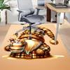 1PC Gnome Coffee Non-Slip Floor carpet, suitable for Office, bedroomand playrooms. It can also be used as a sofa footrest cover-T91