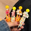 Creative Ballpoint Pen Smooth Writing Twisting Bowling Ball Pen Dopamine Vibrant