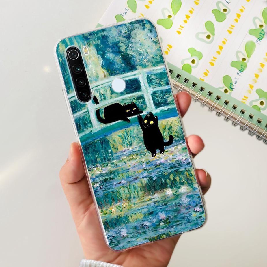 For Xiaomi Redmi Note 8 Case Note 8T Luxury Painted Cover Clear Silicone Phone Case For Redmi Note 8 Pro Note8 Note8T Soft Shell