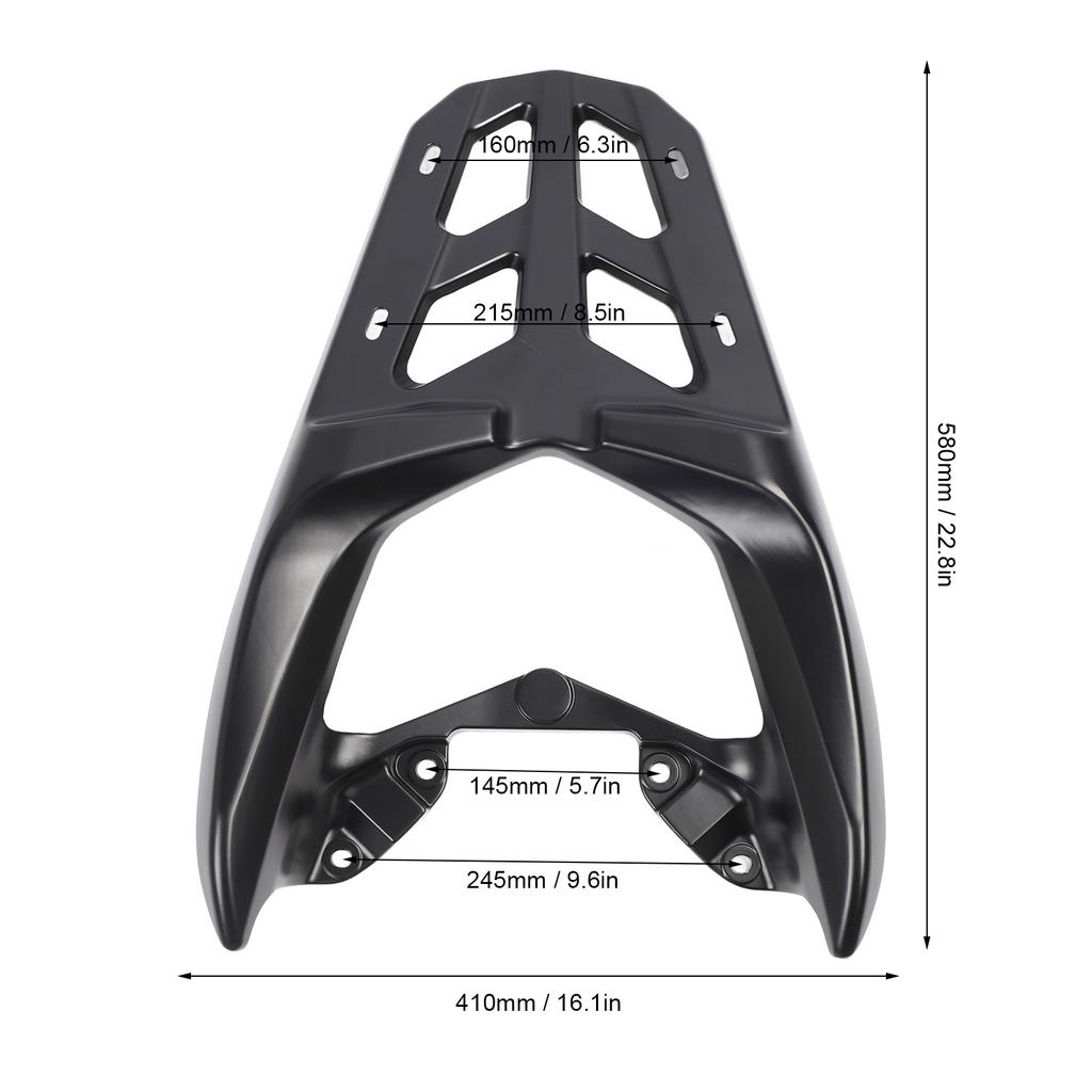 Rear Luggage Rack for Nmax155 Nmax125 Strong Support Tail Storage Cargo Carrier Bracket Aluminium Alloy Rear Cargo Carrier