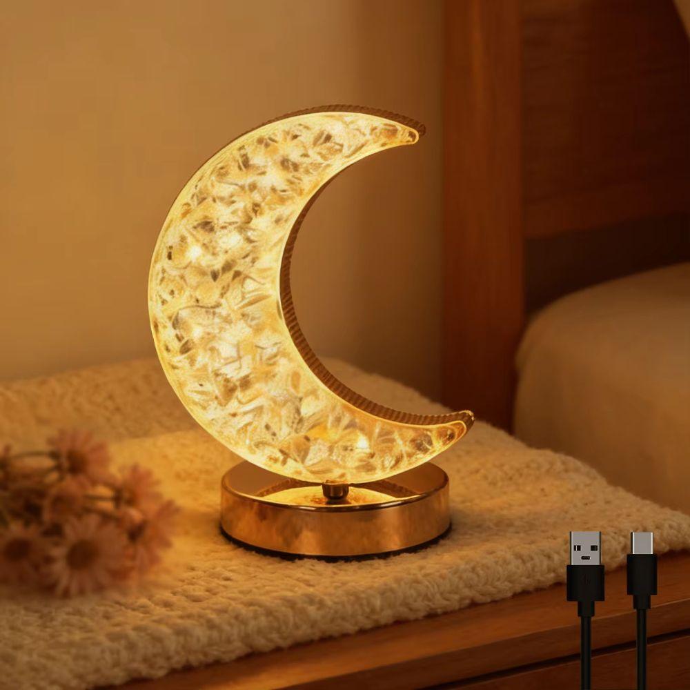 Crystal Texture Bedside Lamp Soft Gentle Light Atmosphere Night Light Home Decoration