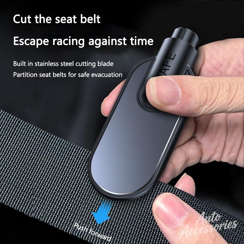 2 In 1 Car Window Breaker Safety Hammer Seat Belt Cut Function Emergency Escape Tool For BMW 50th Anniversary E46 E90 X3 Sticker Gzhx77