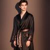 Men's Ice Silk Long Sleeve Bathrobe - 2026 Spring/Summer Yukata Pajamas