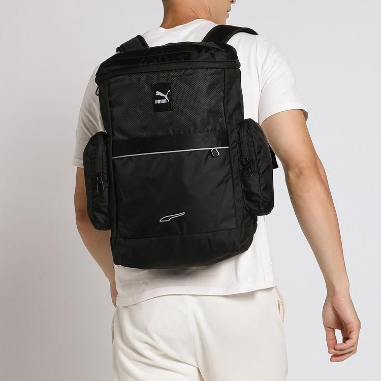 New PUMA Fabric Backpack Regular Unisex Black 078465-01
