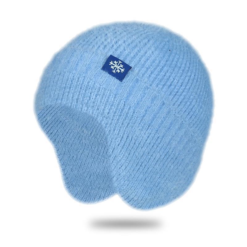 

Зимняя теплая бархатная шапка, вязаная шапка из пряжи, теплая шапка для велоспорта на открытом воздухе One Size