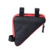 2Pcs Motorcycle Bicycle Front Tube Triangle Bag + Tail Saddle Bag Set Front Tube Frame Pouch Saddle Tool Kit Bag