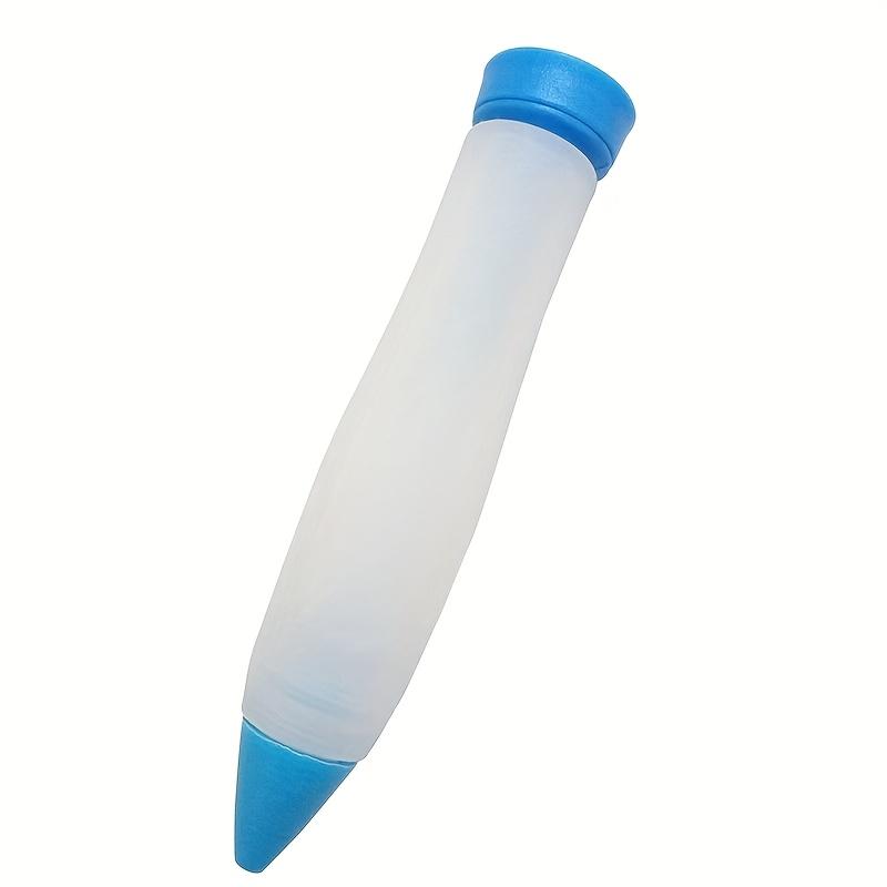 2pcs Silicone Icing Piping Pen Uncharged Food Decorating Writing Tool Pastry Nozzle For Cookie Cake Dessert Decoration Kitchen Accessories Bakeware
