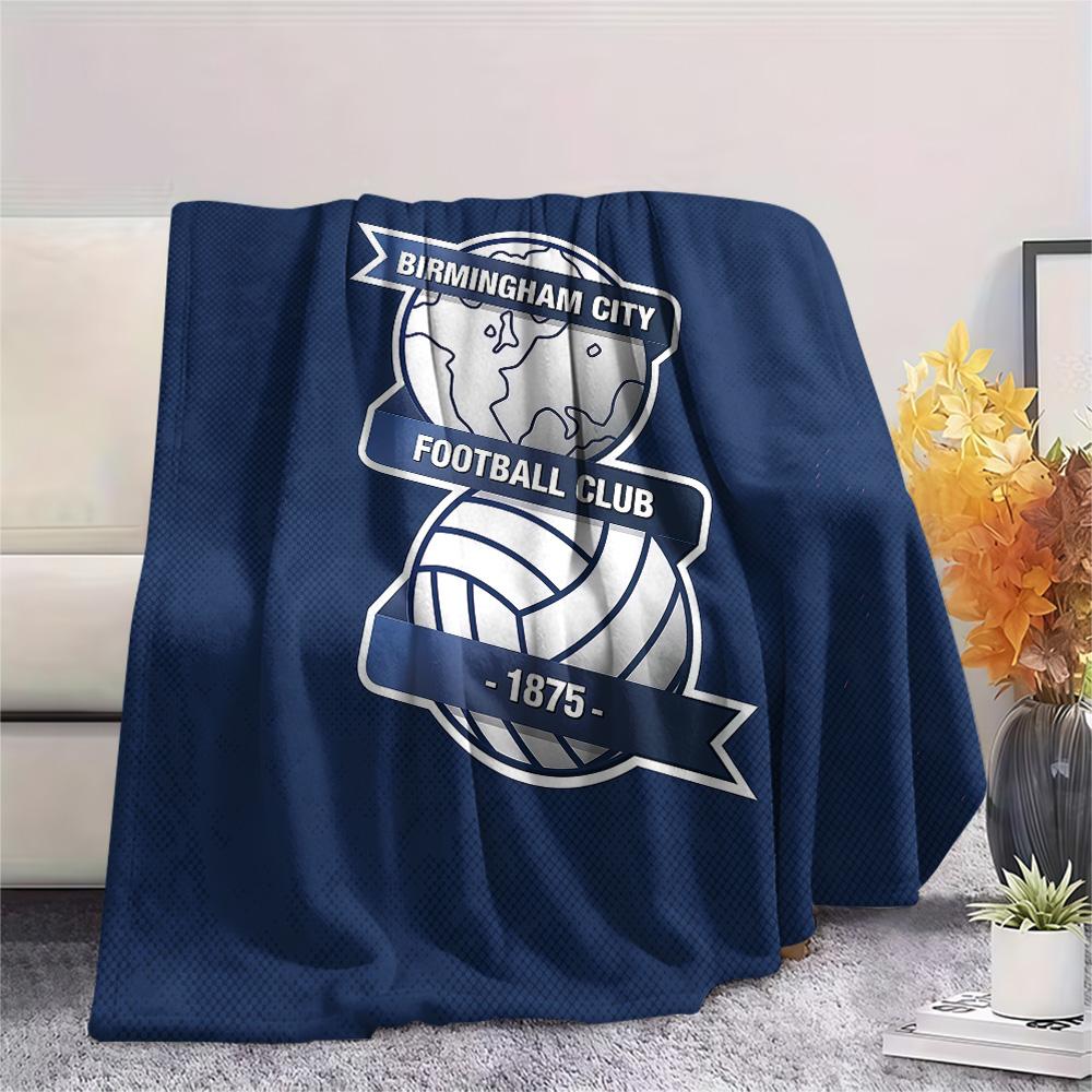 Birmingham City Flannel Blanket, High quality Comfortable for All Seasons, Home Decor, Warmth and Comfort