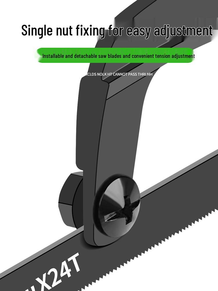Handmade Steel Handheld Saw for Wood and Metal Cutting