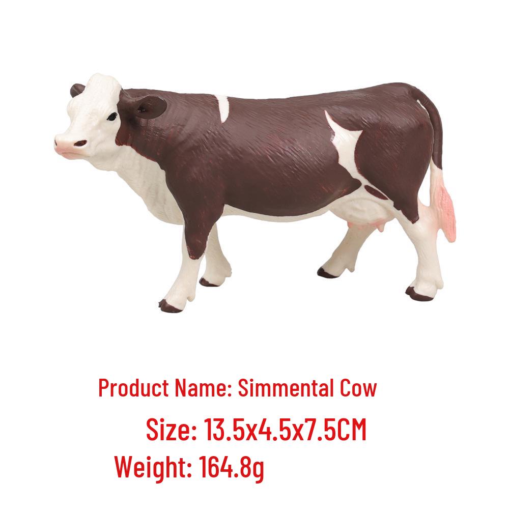 Farm Animal Figurine Set: Cow, Sheep, Chicken, Duck, Goose, Pig, Dog - Early Education Toy