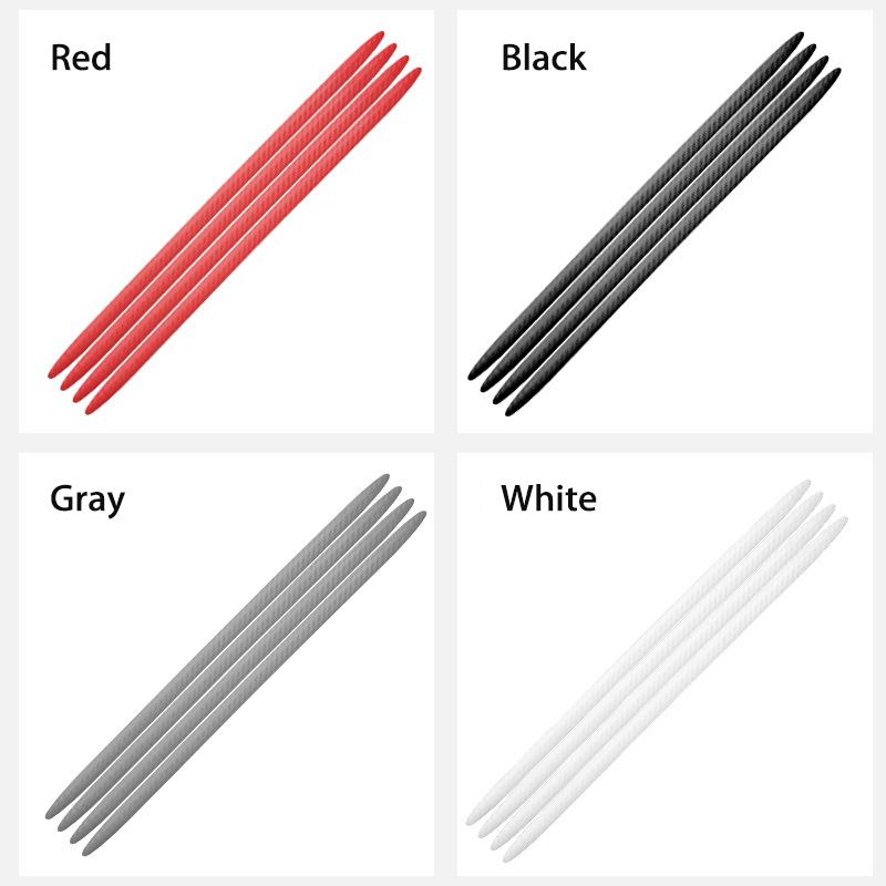 For Tesla Model 3 X S Y 2014-2023 Accessories Car Universal Anti-Collision Strip PVC Auto Front Rear Bumper Cover Guard