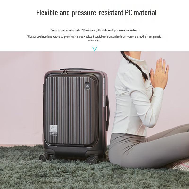 CROWN C-F5278H Front-Opening Carry-on Luggage