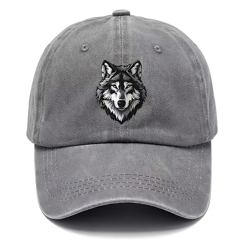 Pc WolfCompatible DAD Hat with Wolf Ear Design Adjustable Strap Breathable Cap Suitable for Outdoor Costume Parties Them