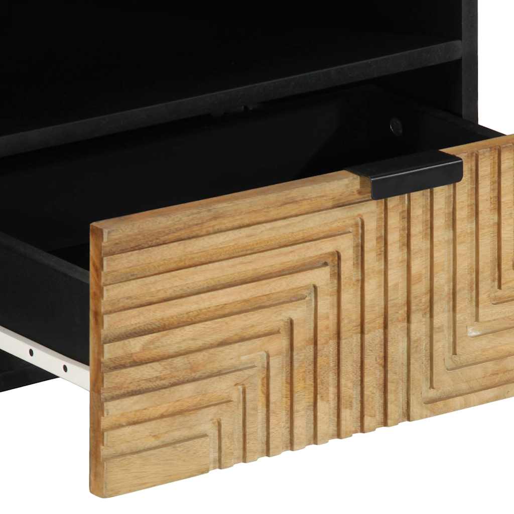 TV Stand in Brown 80 x 33 x 46 cm Solid Mango Wood