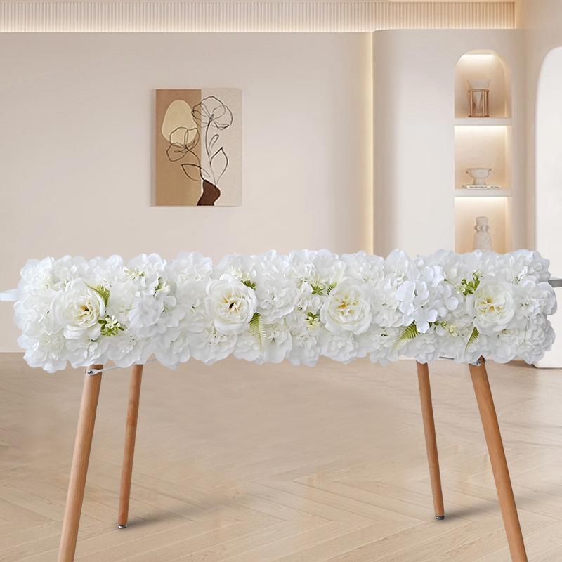 Wedding Simulation Flower Silk Flower, Decorative Fake Flower Row Hotel Flower Wall Road Lead Wedding Arch Flower Arrangement