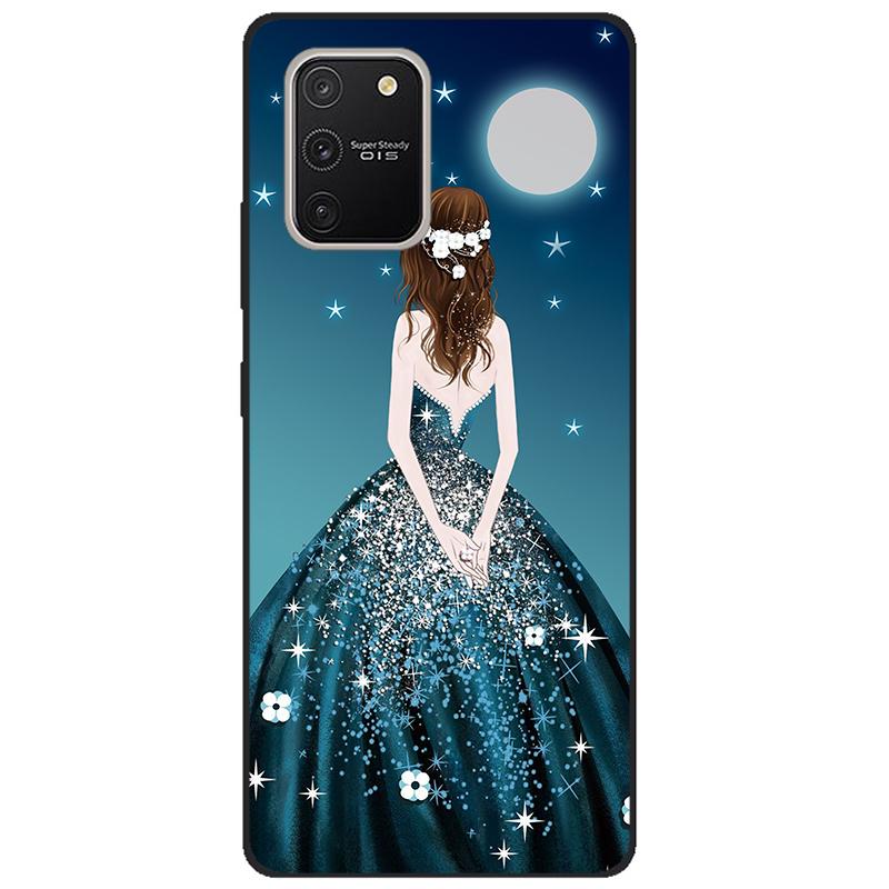 For Samsung Galaxy S10 Lite Case G770F Silicone Black Soft Back Cover for Samsung S10 Lite Case 2020 TPU S10Lite Cover S 10 Lite