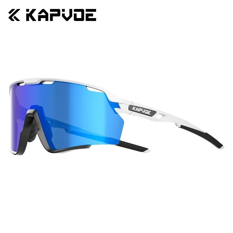 KAPVOE Nouvelle Technologie Verres Nano Lunettes de Cyclisme Lunettes de Soleil Sportives d'Extérieur Hommes Femmes Vélo de Route VTT Vélo Lunettes de Randonnée UV400