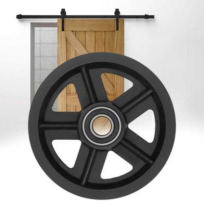 2 Piezas Poleas para Puerta de Granero para Armario Ventana Corredera Americana Riel Corredero Hardware Rodillo Deslizante Madera