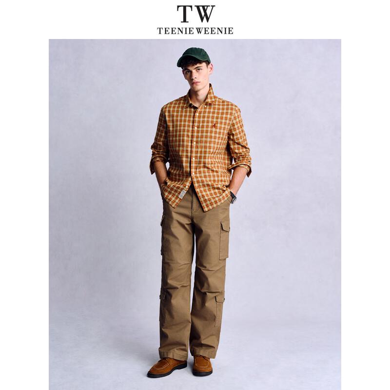 Teenie Weenie Men s Plaid Long Sleeve Shirt M