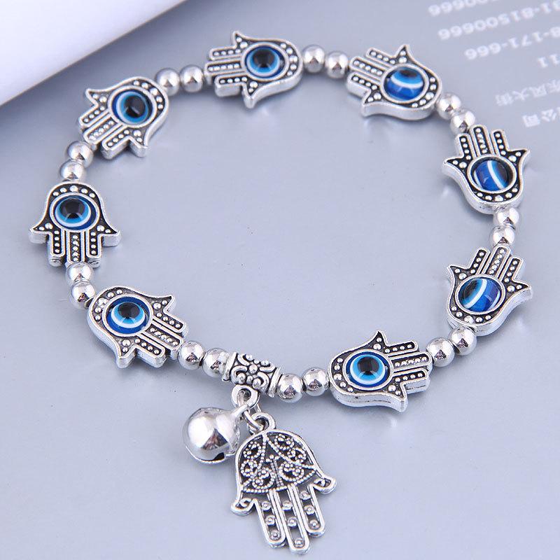 European and American Simple Metal Versatile Devil s Eye Versatile Temperament Bracelet