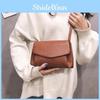 Pu Retro Crossbody Bag With Inner Card And Solid Color Design For Womens