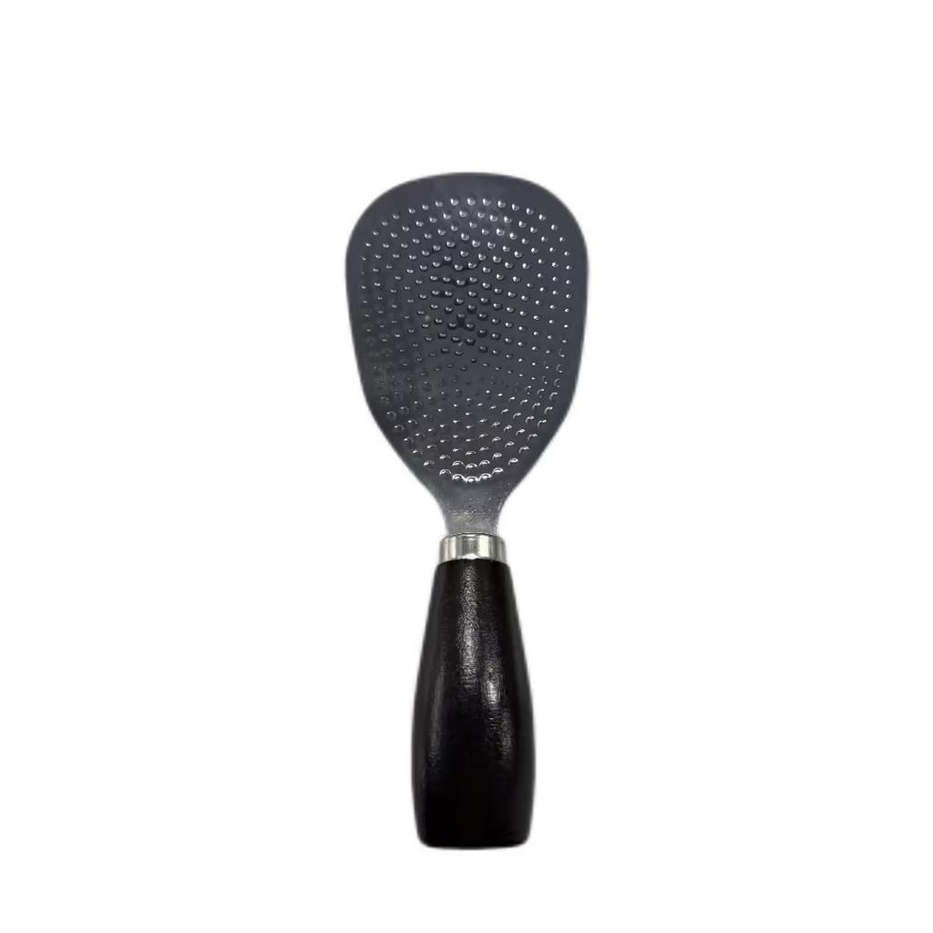 1Pc Stainless Steel Rice Spatula, Non-Stick Standable Serving Spoon with Ergonomic Handle, Durable Kitchen Utensil for Daily Use