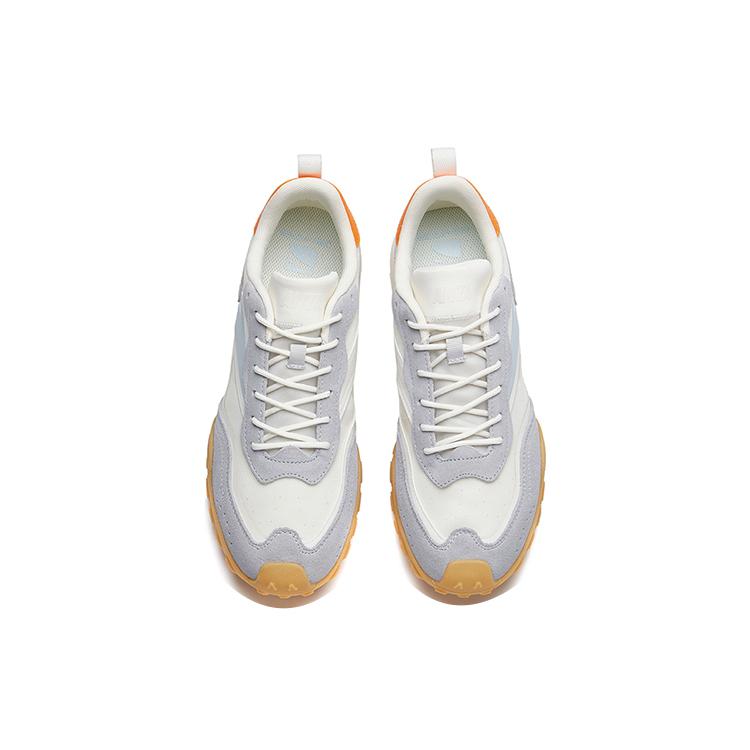 Nová kolekce Anta Life Odpružení Protiskluzové a Odolné proti opotřebení Nízké ležérní boty Pánské Bílé Šedé 112238856-5