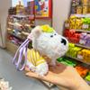 Cute Cute West Highland Puppy Pendant Plush Toy Doll Cartoon Schoolbag Hanging Ornament Keychain Doll