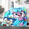 Customiz Name Personality UniKitty Blanket Soft &Warm Sofa Office Bed Travel Lunch Break Blanket, Gift Suitable All Seasons