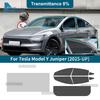 Solar UV Protector Summer Tint Film For Tesla Model Y Juniper 2025 2026-UP Car Front Rear Side Window Ceramics Trim Accessories  yhs9