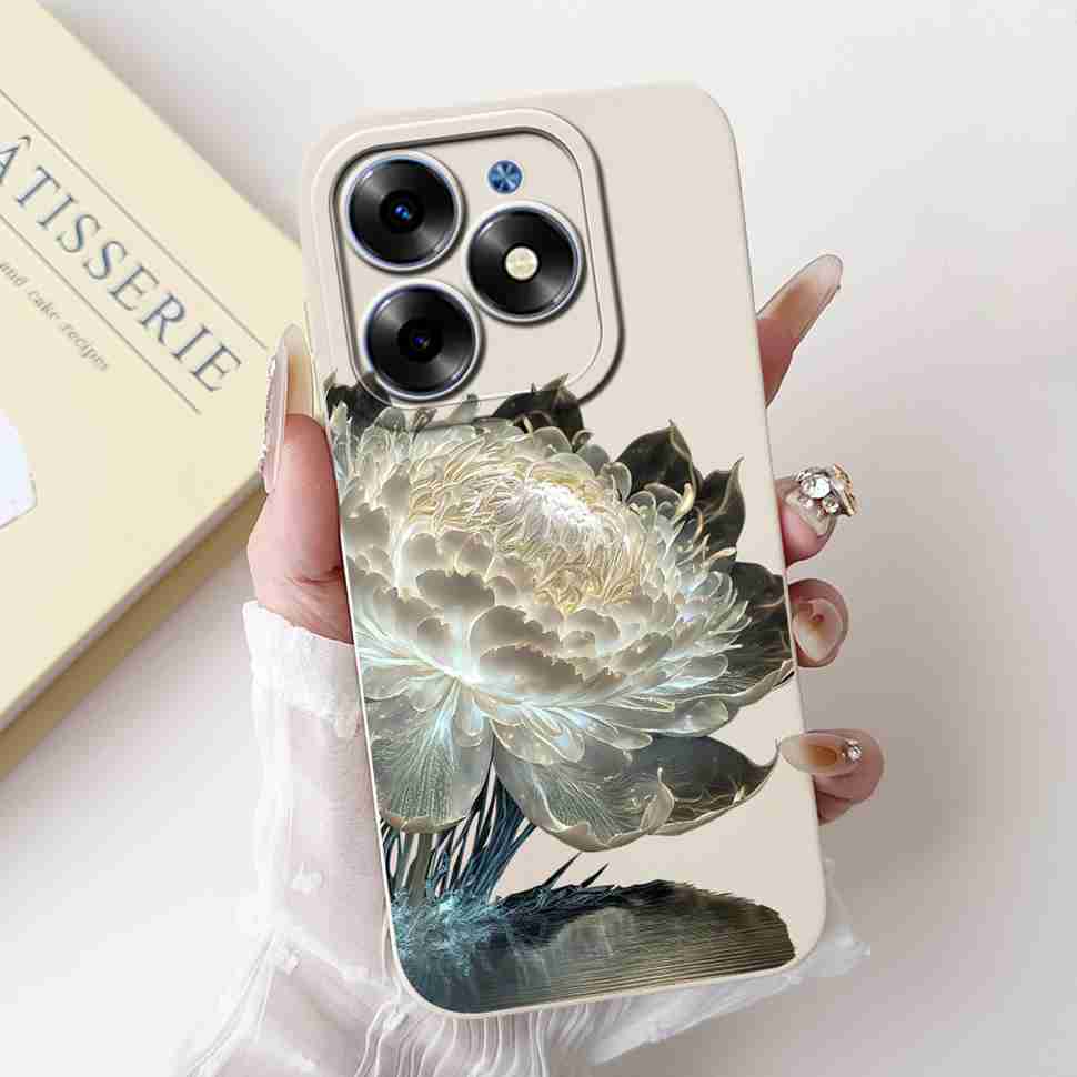Pink Cat For Tecno Spark Go 2024 Cases BG6 Soft Silicone Cover For Tecno Spark 20 Spark20 SparkGo 2024 Casing Phone Case