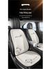 Cartoon Linen Car Seat Cushion – Universal Fit for Rear Driver Seat, Four Seasons
