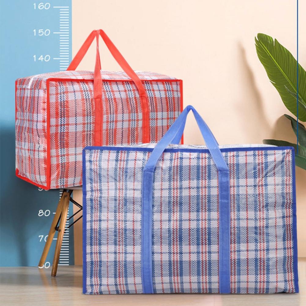 Clothes Storage Bag Large Capacity Clothes Pack Container with Handle Zipper for Clothes Shoes Bedding