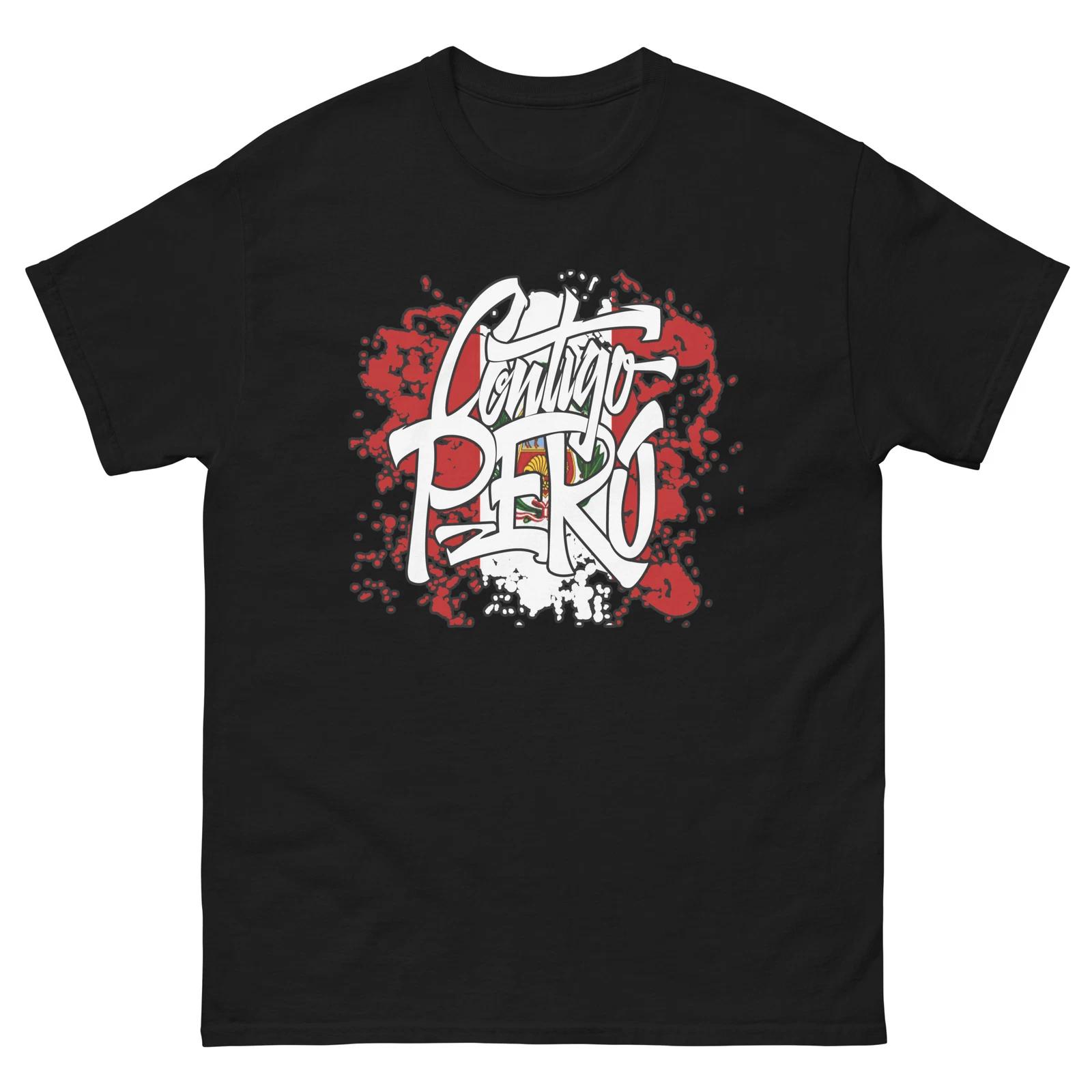 

CONTIGPO PERU SPLASH FUN GRAPHIC T SHIRT Men s classic tee XL